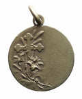 Pendant Vintage Virgin Mary Medallion Religion