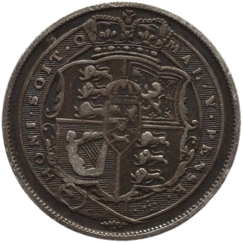 Rare Error G letter 1819 Sixpence George III Great Britain Silver British Coin