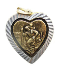 Religion St Christopher Vintage Pendant