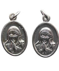 Religious Two Medallions Pendant Christianity Vintage