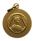 Religious Vintage Medallion Pendant Our Mary