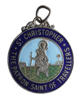 Saint Christopher Vintage Medallion Pendant