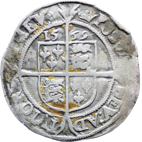 Silver Coin 1569 Sixpence Elizabeth I Fourth Issue Intermediate Bust 4B Hammered Coin Medieval Tudor English History Old Money Numismatic