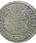 Silver Coin 1696 3 Kreuzer Bohemia Austria Habsburg Leopold I Holy Roman Emperor Coins Europe Hammered History Collectible
