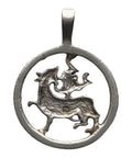 Silver Pendant Dragon Vintage