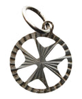 Silver Pendant Maltese cross Vintage
