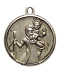 St Christopher Jewellery Silver 925 Vintage Pendant