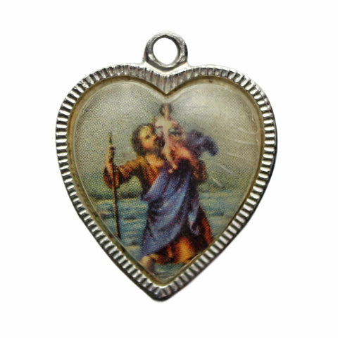 St Christopher Medallion Religion Vintage