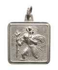 St Christopher Silver 925 Vintage Pendant