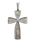Vintage 1960’s Solid Silver Cross Pendant Hallmarked 925