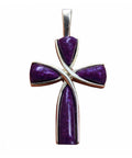 Vintage 1960’s Solid Silver Cross Pendant Hallmarked 925