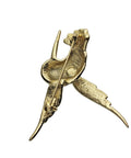 Vintage Brooch Hummingbird Colibri