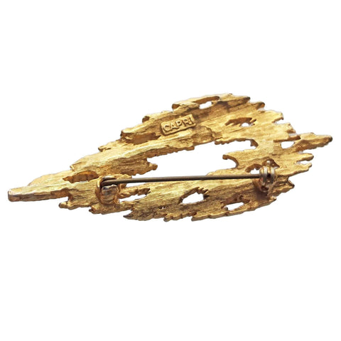 Vintage Brooch Signed Capri