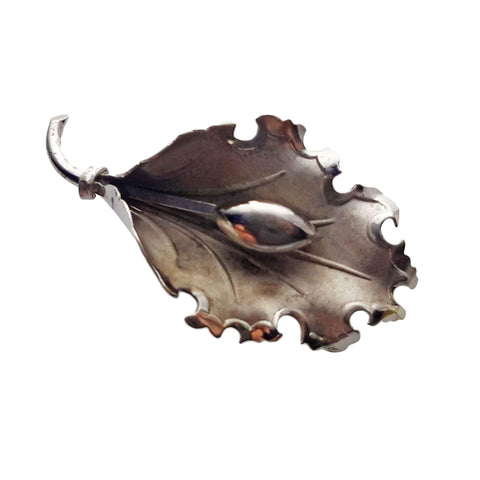 Vintage Brooch Sterling Silver Flower Lilly Bond Boyd