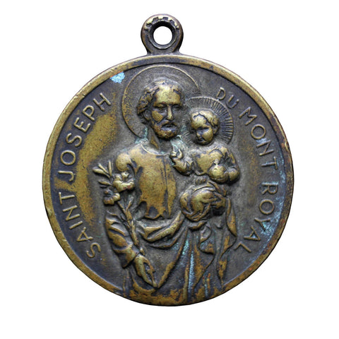 Vintage Canada Saint Joseph's Oratory of Mount Royal Religious Medallion