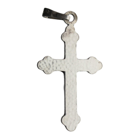 Vintage Crucifix Pendant Cross Sterling Silver