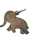 Vintage Elephant Pendant Sterling Silver
