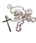 Vintage Glass Prayer Beads Rosary