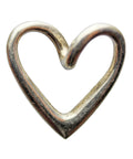 Vintage Heart Pendant Sterling Silver