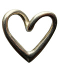 Vintage Heart Pendant Sterling Silver