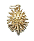 Vintage Hedgehog Pendant Sterling Silver