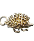 Vintage Hedgehog Pendant Sterling Silver