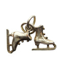 Vintage Ice Skates Pendant Sterling Silver
