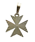 Vintage Malta Cross Pendant Sterling Silver