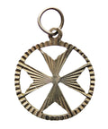 Vintage Malta Cross Pendant Sterling Silver