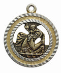 Vintage Medallion St Christopher