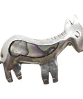 Vintage Mexican Sterling Silver Donkey Animal Figural Brooch