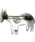 Vintage Mexican Sterling Silver Donkey Animal Figural Brooch