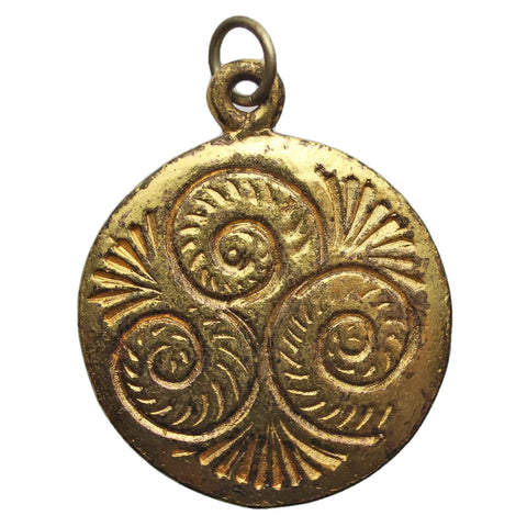 Vintage Pendant Medallion St Christopher Religion