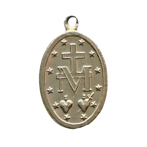 Vintage Religious Medallion of Our Lady of Graces