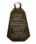 Vintage Religious St Christopher Medallion