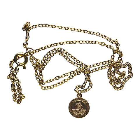 Vintage Saint Christopher Necklace