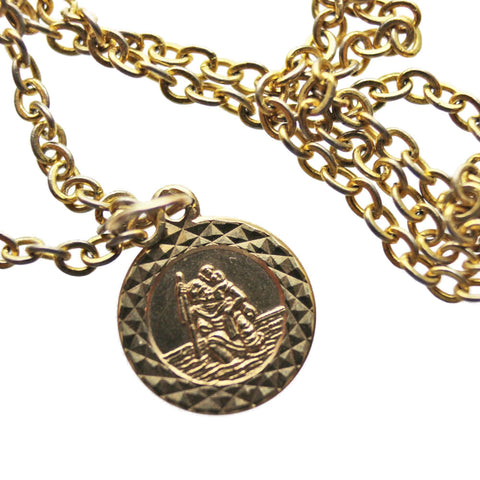 Vintage Saint Christopher Necklace