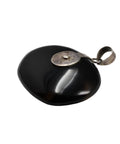Vintage Silver and Black Stone Pendant