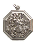 Vintage Silver Saint Christopher Pendant