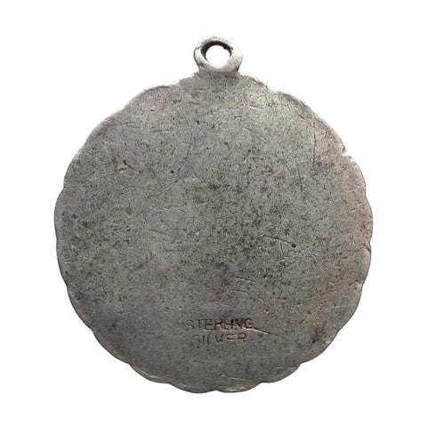 Vintage Silver St Christopher Pendant