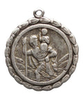 Vintage Silver St Christopher Pendant