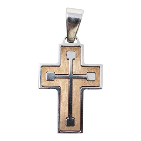 Vintage Solid Silver Cross Pendant Hallmarked 925