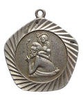 Vintage St Christopher Pendant Sterling Silver
