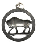 Vintage Taurus Zodiac Signs Pendant