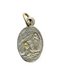 Vintage Virgin Mary Religious Medallion of Our Lady of Graces